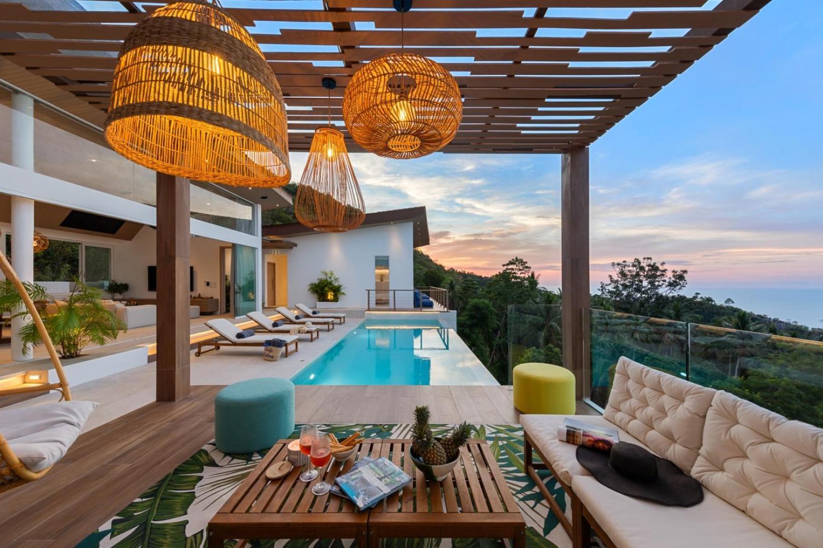 Villa Breathtaking Seaview With Pool Mae Nam